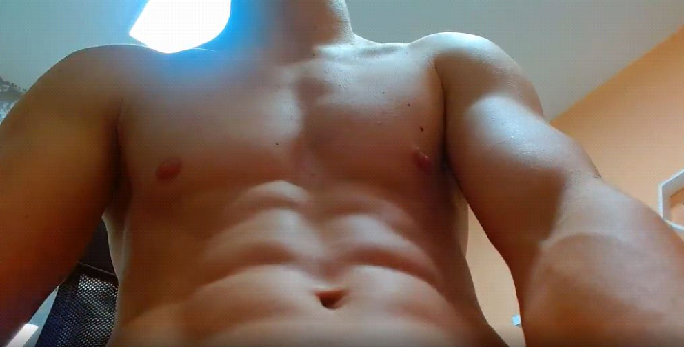 Male Web Cams six-pack abs
